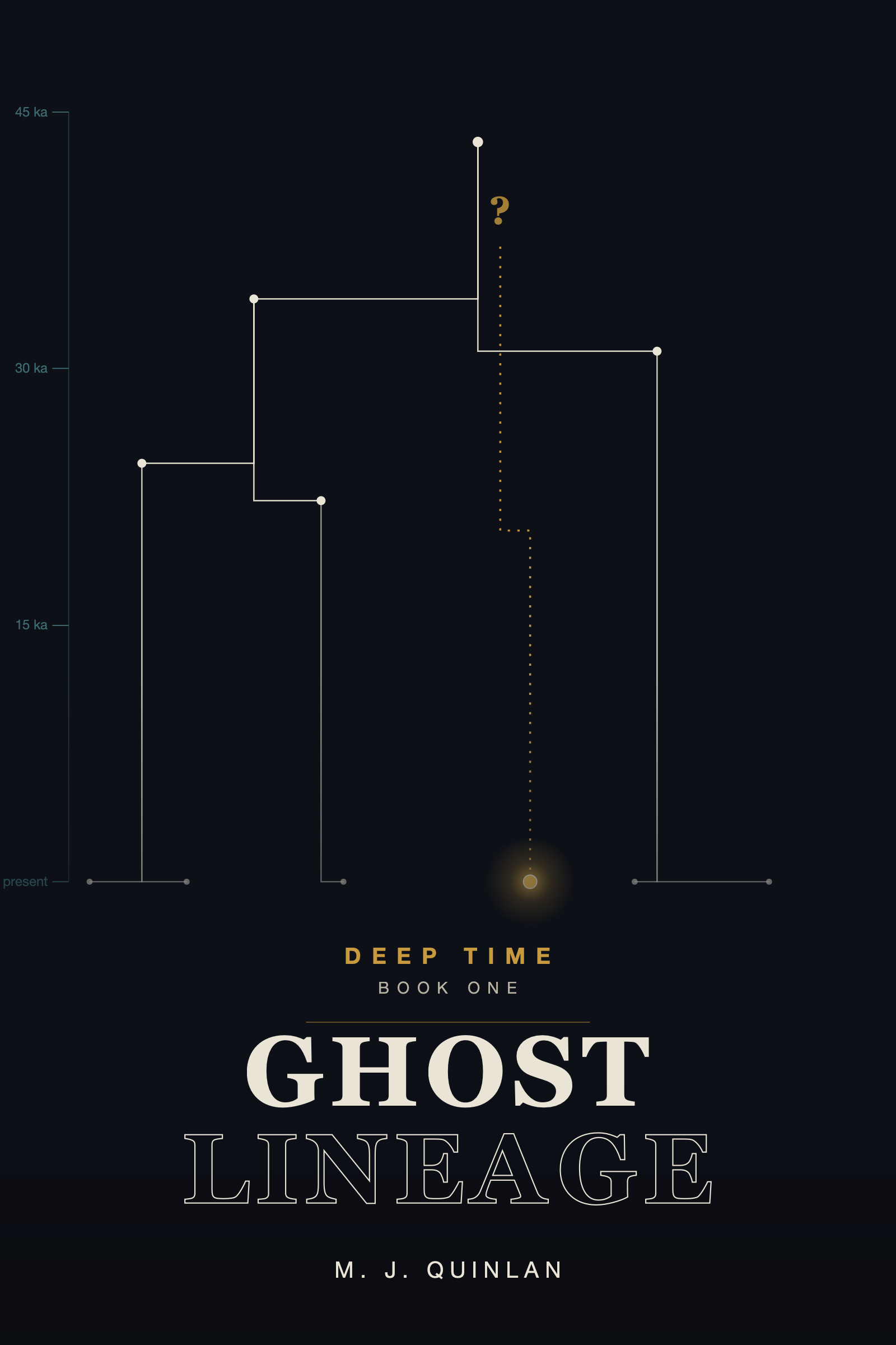 Cover of Ghost Lineage by M. J. Quinlan